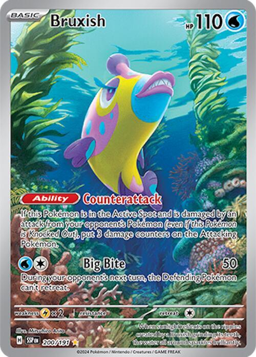 Bruxish 200 191 (SV08: Surging Sparks)  - Holofoil | Good Games Cannington