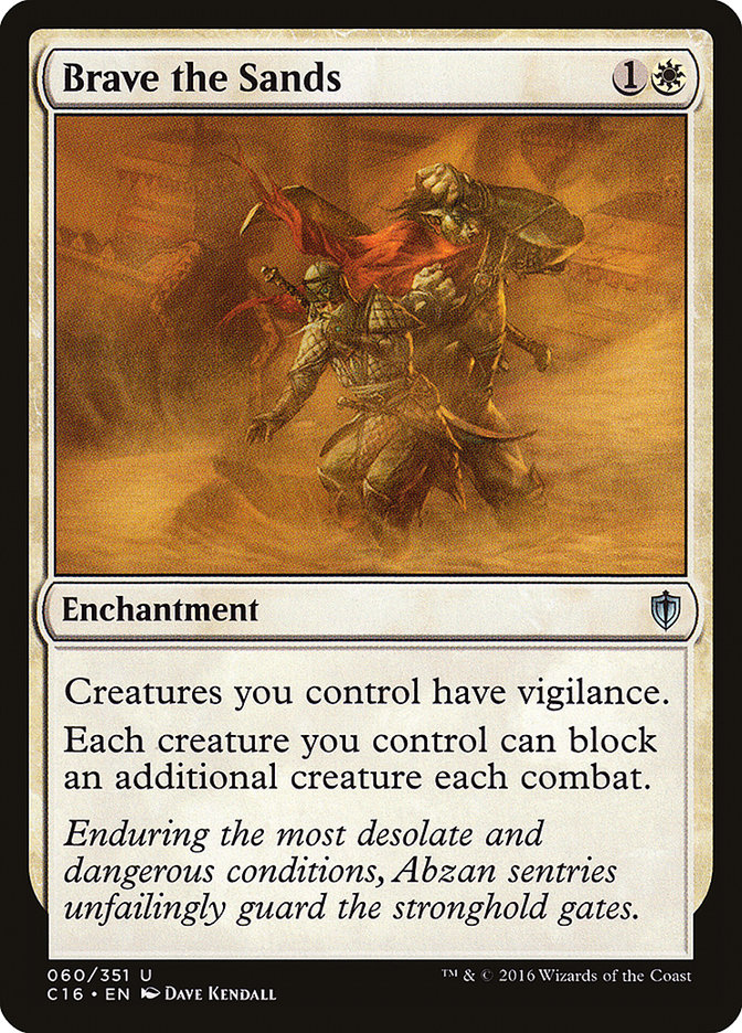 Brave the Sands 60/351 (Commander 2016)  | Good Games Cannington