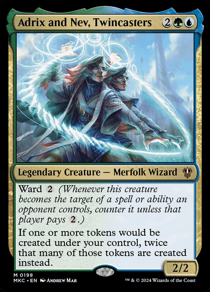 Adrix and Nev, Twincasters 198 (Commander: Murders at Karlov Manor)  | Good Games Cannington