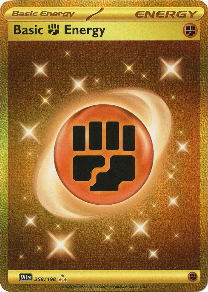 Basic Fighting Energy 258 198 258/198 (SV01: Scarlet & Violet Base Set)  - Holofoil | Good Games Cannington