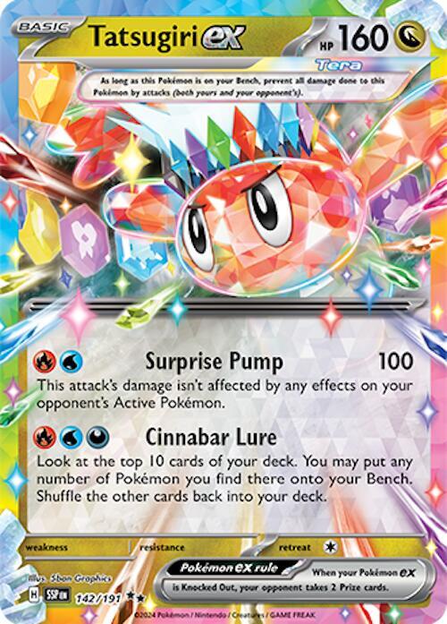 Tatsugiri ex 142/191 (SV08: Surging Sparks)  - Holofoil | Good Games Cannington