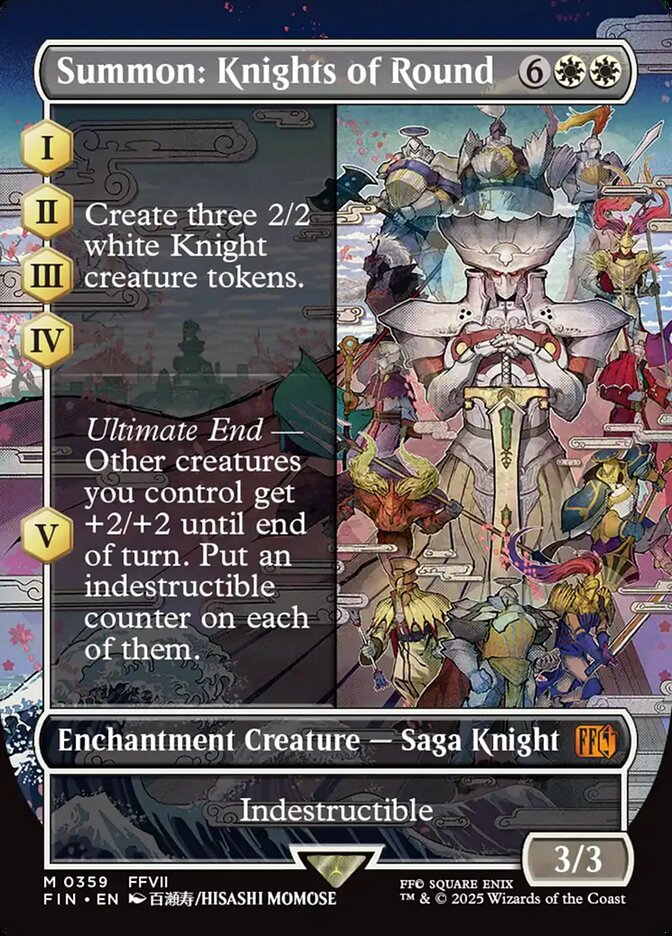 Summon: Knights of Round 359 (FINAL FANTASY)  - Borderless | Good Games Cannington