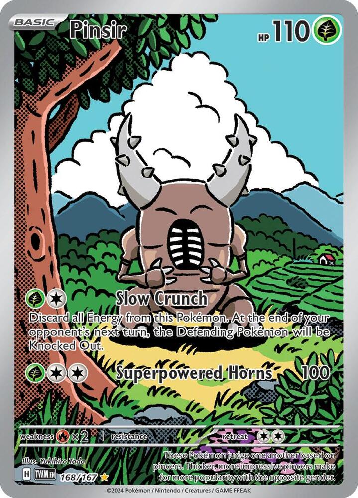 Pinsir 168/167 (SV06: Twilight Masquerade)  - Holofoil | Good Games Cannington