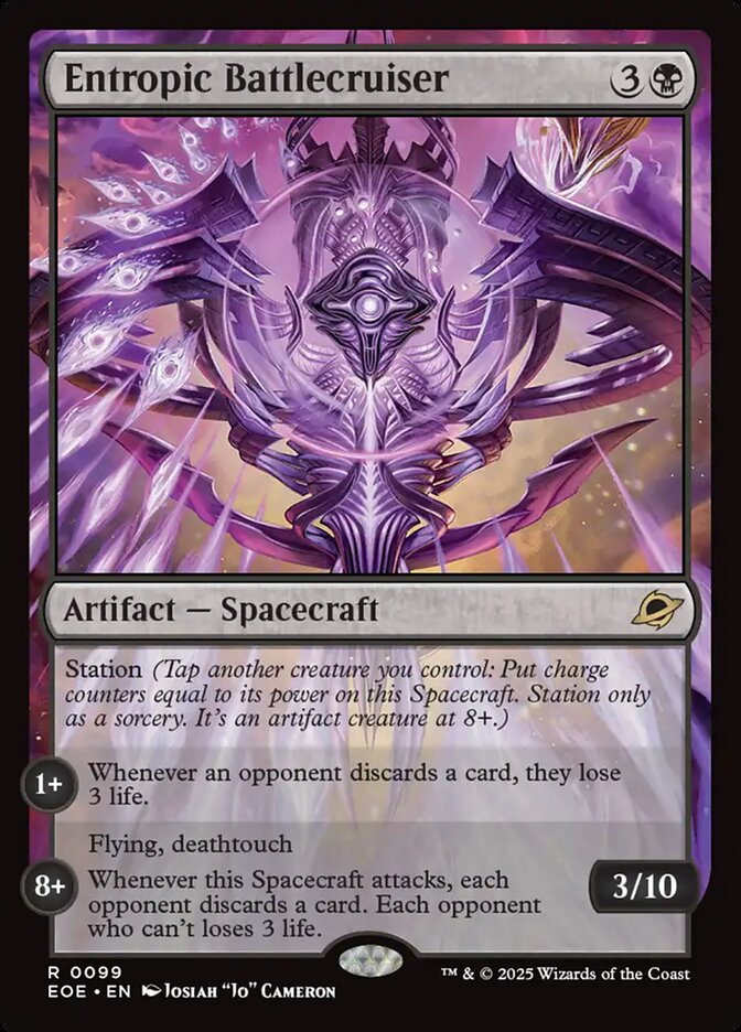 Entropic Battlecruiser 99 (Edge of Eternities)  - Foil | Good Games Cannington