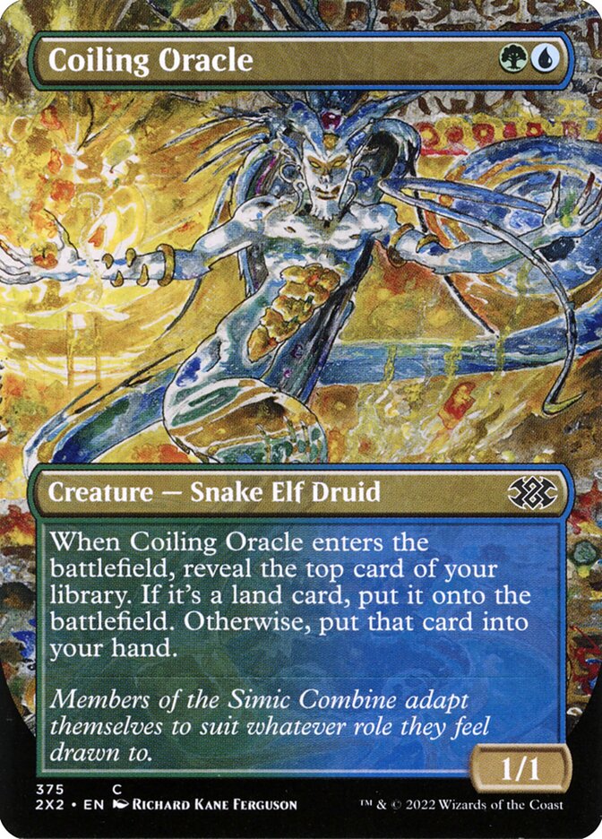Coiling Oracle 375 (Double Masters 2022)  - Borderless | Good Games Cannington