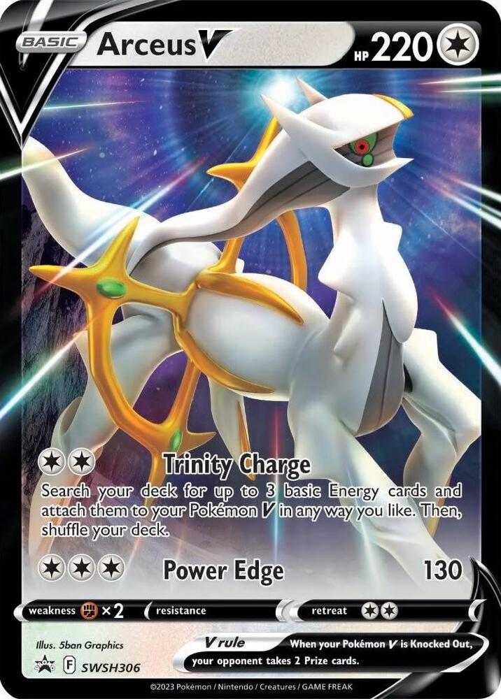 Arceus V SWSH306 (SWSH: Sword & Shield Promo Cards)  - Holofoil | Good Games Cannington