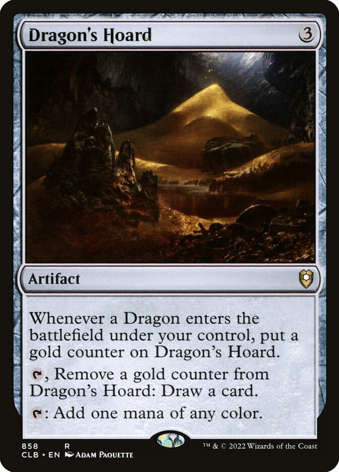 Dragon's Hoard 858 (Commander Legends: Battle for Baldur's Gate)  | Good Games Cannington