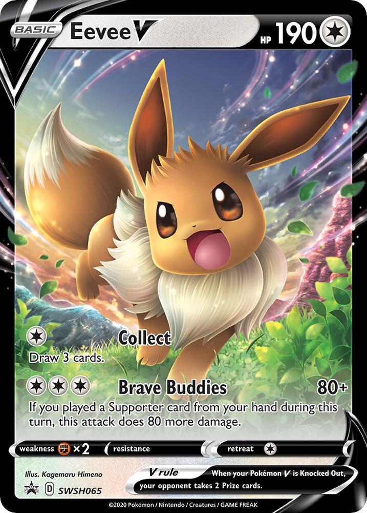 Eevee V SWSH065 (SWSH: Sword & Shield Promo Cards)  - Holofoil | Good Games Cannington