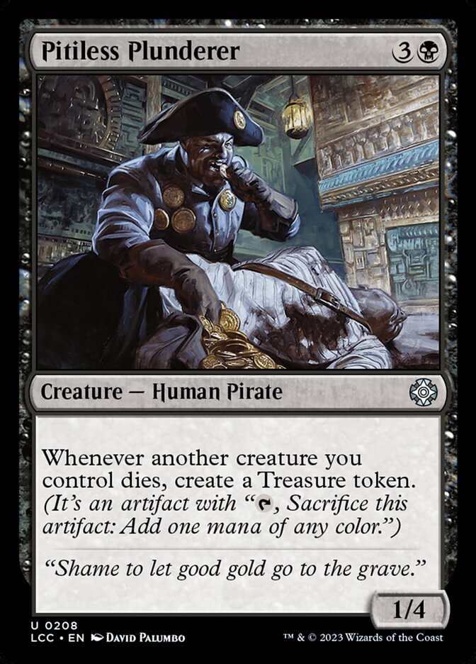 Pitiless Plunderer 208/370 (Commander: The Lost Caverns of Ixalan)  | Good Games Cannington