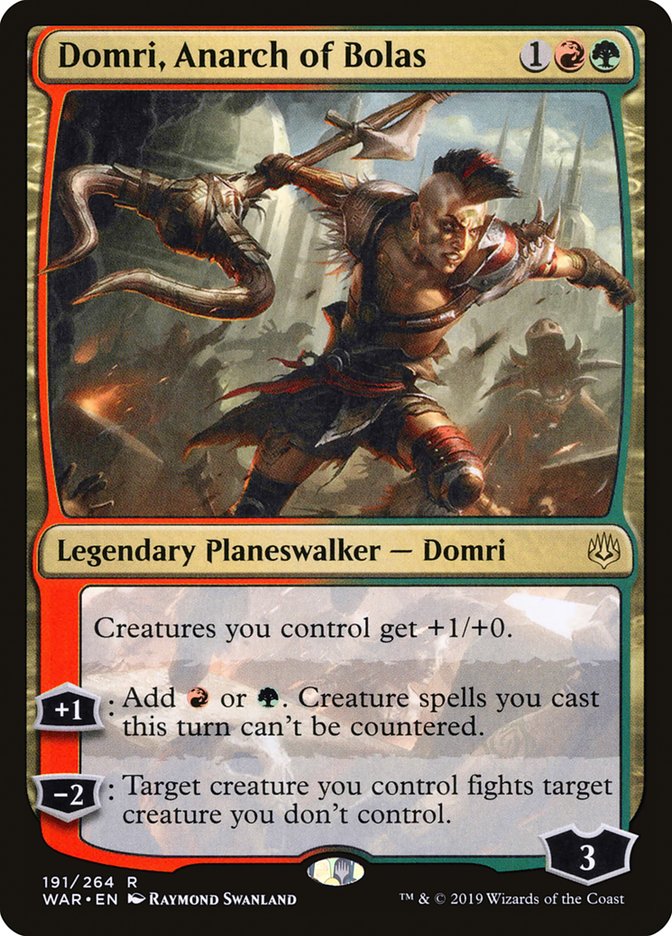 Domri, Anarch of Bolas 191 (War of the Spark)  | Good Games Cannington