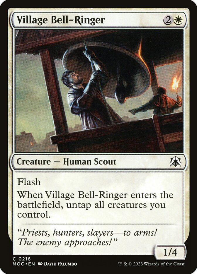 Village Bell-Ringer 216/444 (Commander: March of the Machine)  | Good Games Cannington