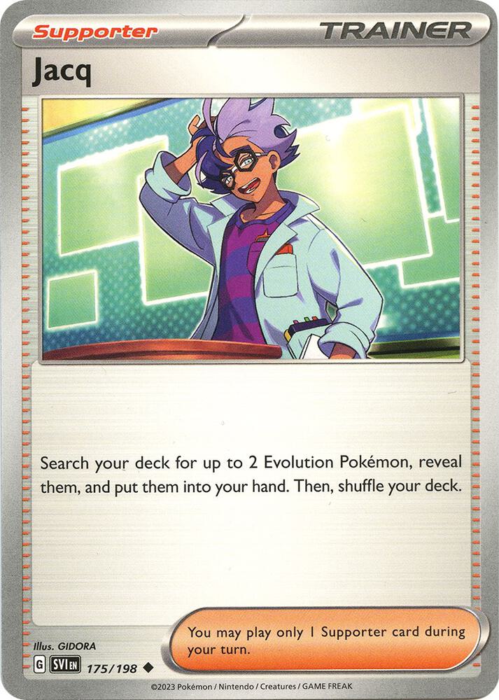 Jacq 175/198 (SV01: Scarlet & Violet Base Set)  | Good Games Cannington