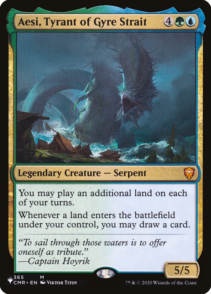 Aesi, Tyrant of Gyre Strait CMR-365/5075 (The List Reprints)  | Good Games Cannington