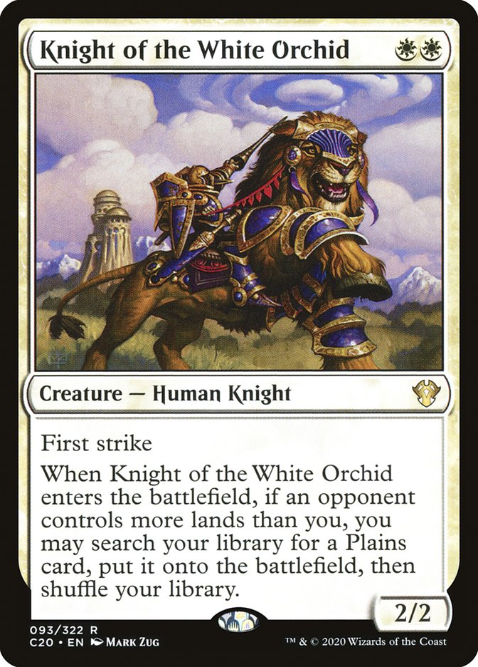 Knight of the White Orchid 93/322 (Commander 2020)  | Good Games Cannington