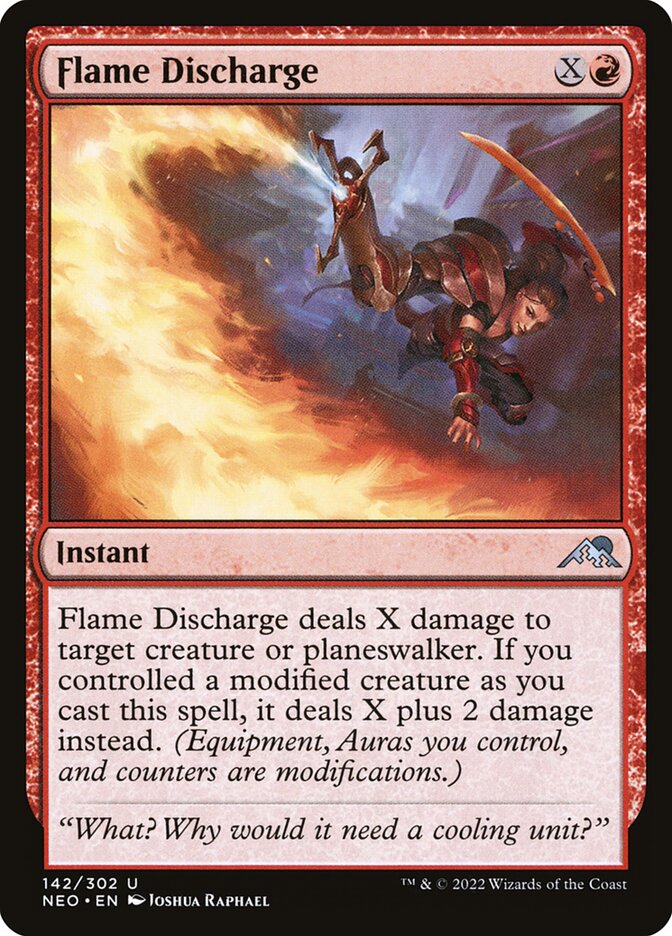 Flame Discharge 142/302 (Kamigawa: Neon Dynasty)  | Good Games Cannington
