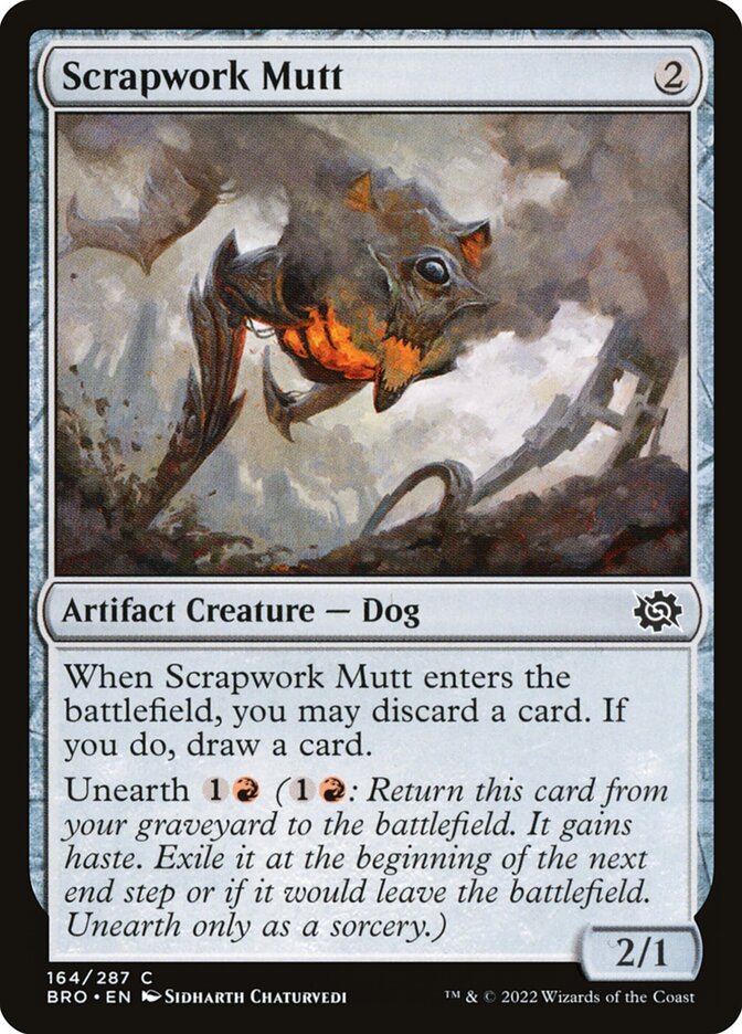 Scrapwork Mutt 164/287 (The Brothers' War)  | Good Games Cannington