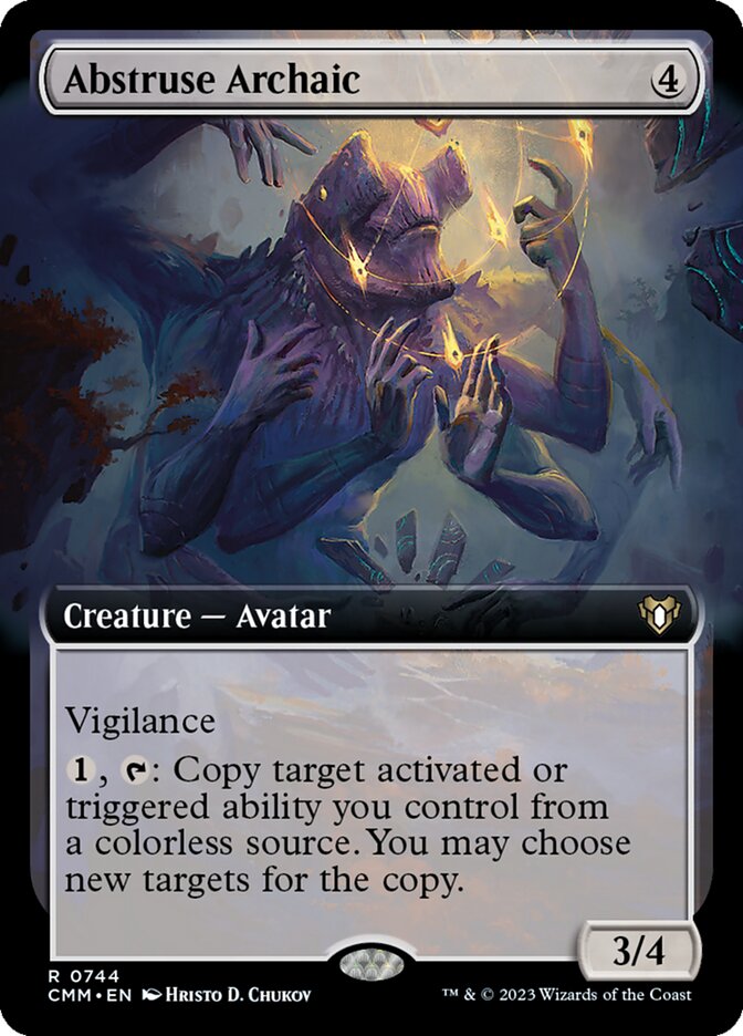 Abstruse Archaic 744/451 (Commander Masters)  - Extended Art | Good Games Cannington