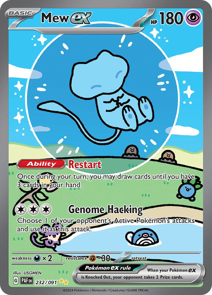 Mew ex 232/091 (SV: Paldean Fates)  - Holofoil | Good Games Cannington