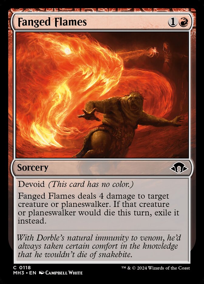 Fanged Flames 118 (Modern Horizons 3)  | Good Games Cannington