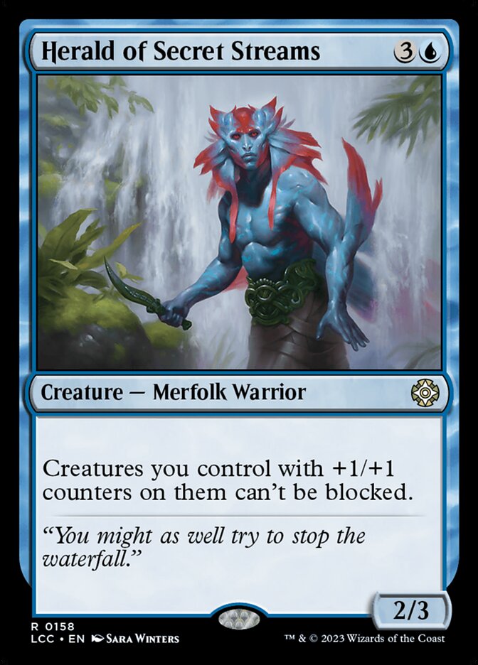 Herald of Secret Streams 158 (Commander: The Lost Caverns of Ixalan)  | Good Games Cannington