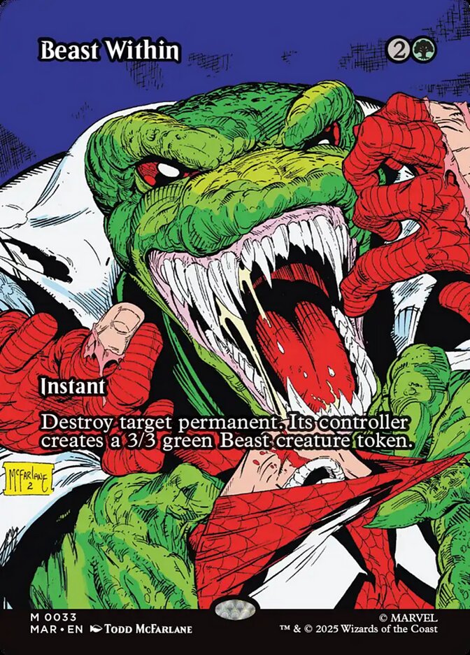 Beast Within 33 (Marvel Universe Eternal-Legal)  - Foil | Good Games Cannington