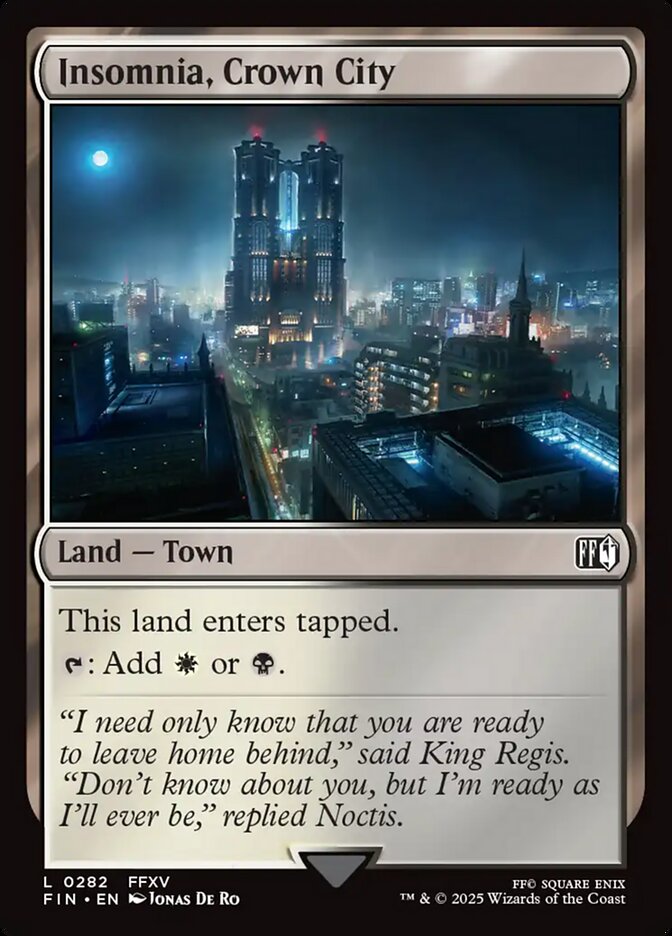 Insomnia, Crown City 282 (FINAL FANTASY)  - Foil | Good Games Cannington