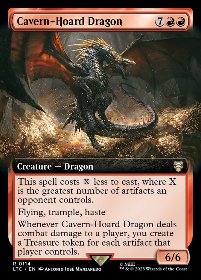 Cavern-Hoard Dragon 114 (Commander: The Lord of the Rings: Tales of Middle-earth)  | Good Games Cannington