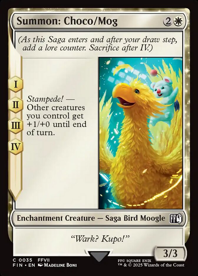 Summon: Choco/Mog 35/309 (FINAL FANTASY)  | Good Games Cannington