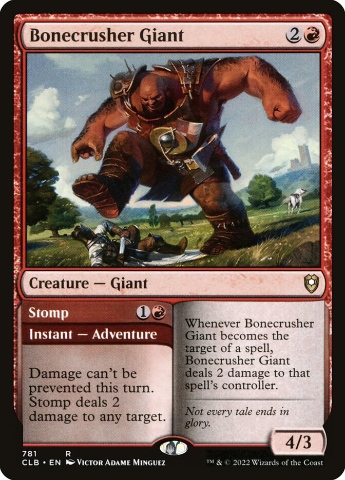 Bonecrusher Giant // Stomp 781 (Commander Legends: Battle for Baldur's Gate)  | Good Games Cannington