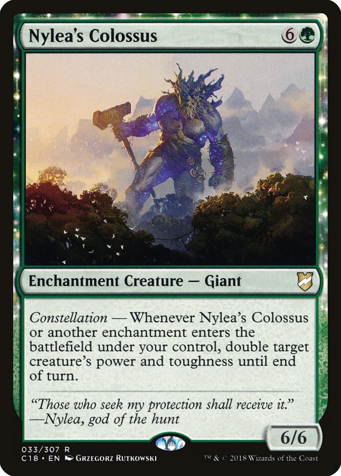 Nylea's Colossus 33/307 (Commander 2018)  | Good Games Cannington
