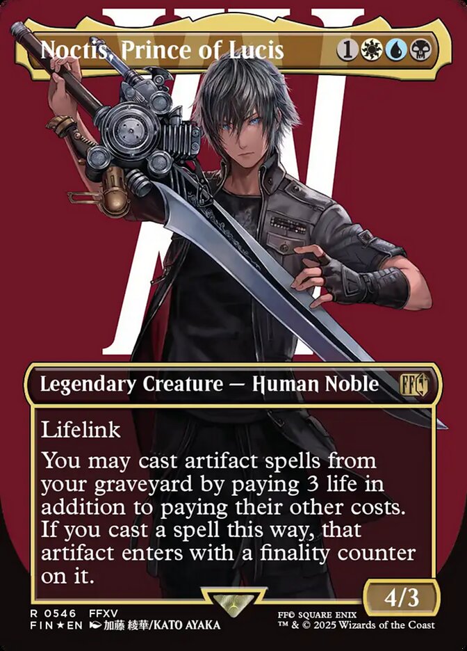 Noctis, Prince of Lucis 546 (FINAL FANTASY)  - Borderless Surge Foil | Good Games Cannington