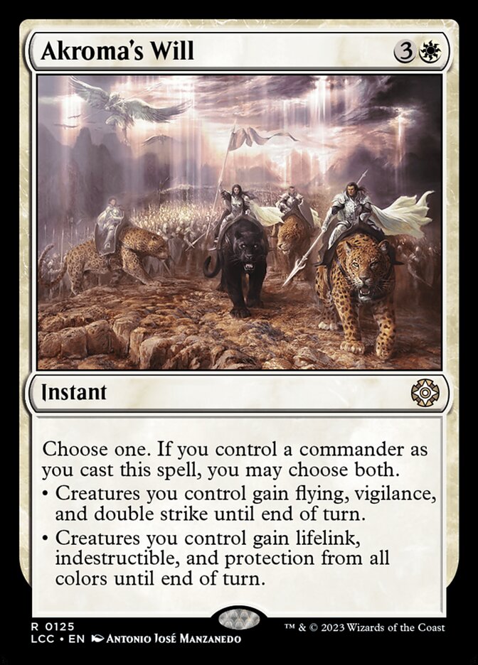 Akromas Will 125 (Commander: The Lost Caverns of Ixalan)  | Good Games Cannington