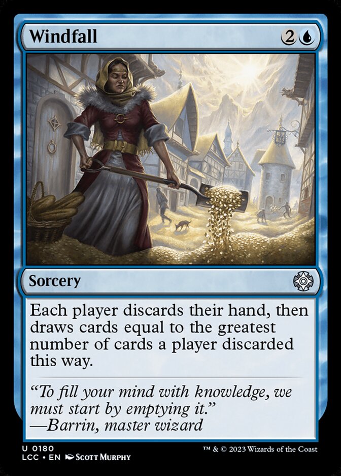 Windfall 180/370 (Commander: The Lost Caverns of Ixalan)  | Good Games Cannington