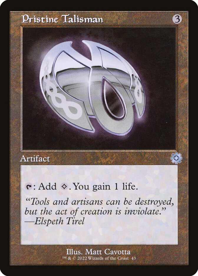 Pristine Talisman 43/63 (The Brothers' War: Retro Frame Artifacts)  - Foil | Good Games Cannington