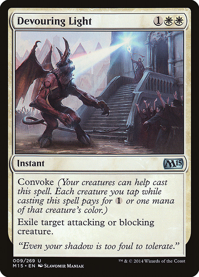 Devouring Light 9/269 (Magic 2015 (M15))  | Good Games Cannington
