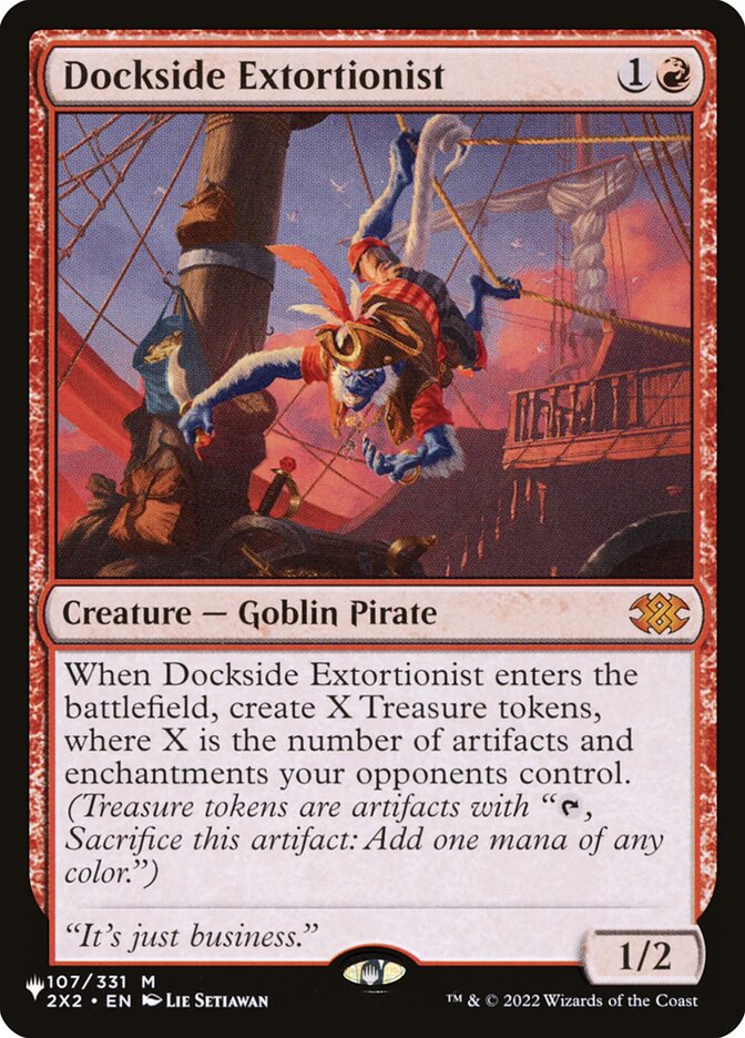 Dockside Extortionist 107/024 (The List Reprints)  | Good Games Cannington
