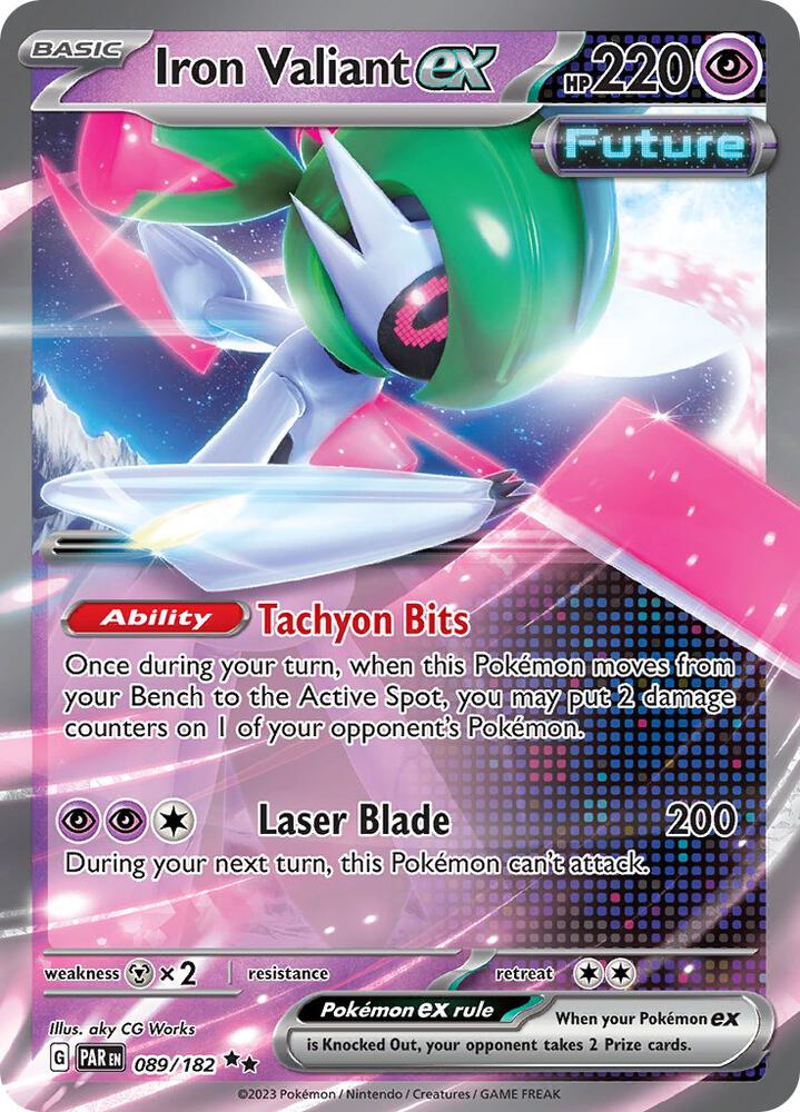 Iron Valiant ex 089/182 (SV04: Paradox Rift)  - Holofoil | Good Games Cannington
