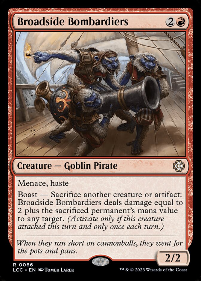 Broadside Bombardiers 86/370 (Commander: The Lost Caverns of Ixalan)  | Good Games Cannington