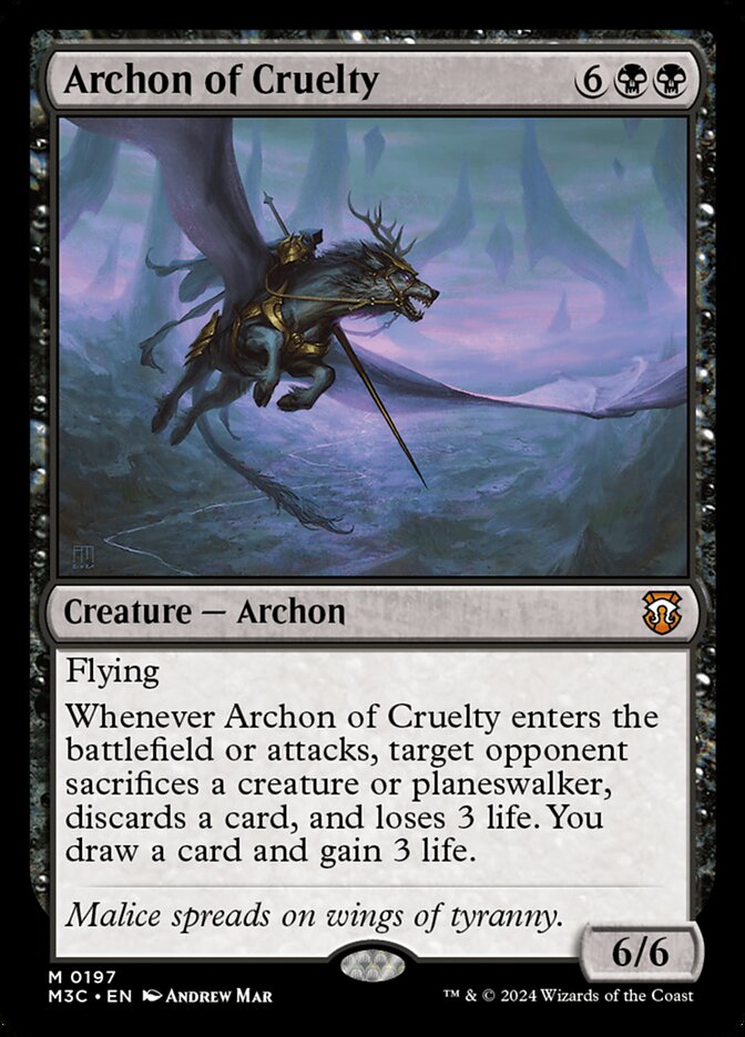 Archon of Cruelty 197/411 (Commander: Modern Horizons 3)  | Good Games Cannington