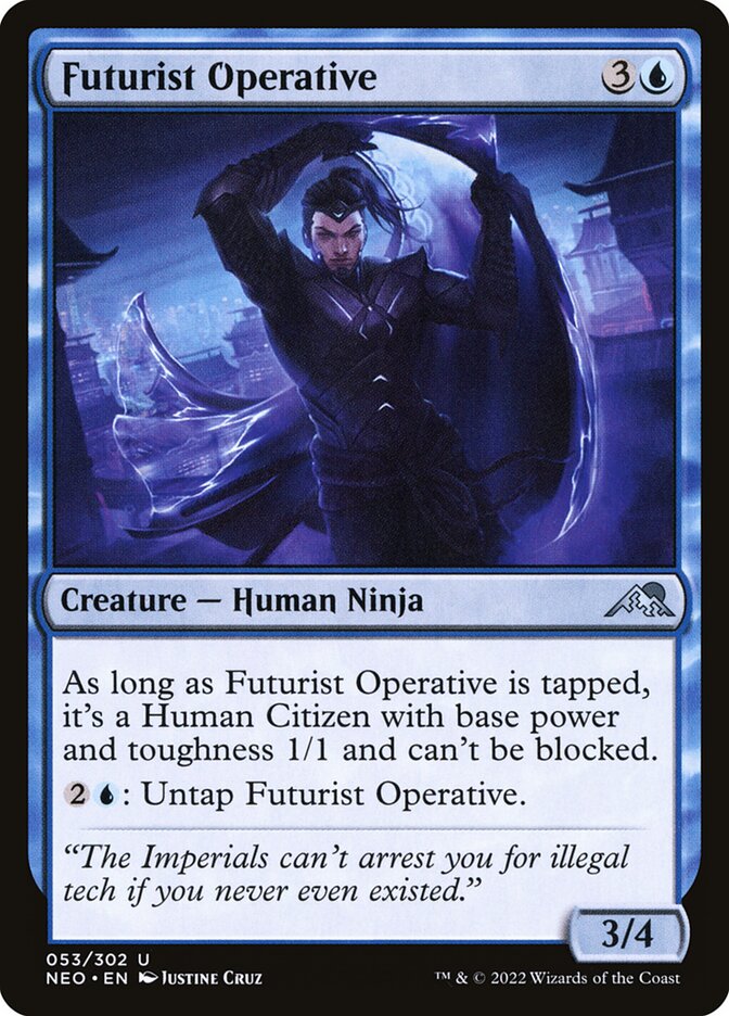 Futurist Operative 53/302 (Kamigawa: Neon Dynasty)  | Good Games Cannington