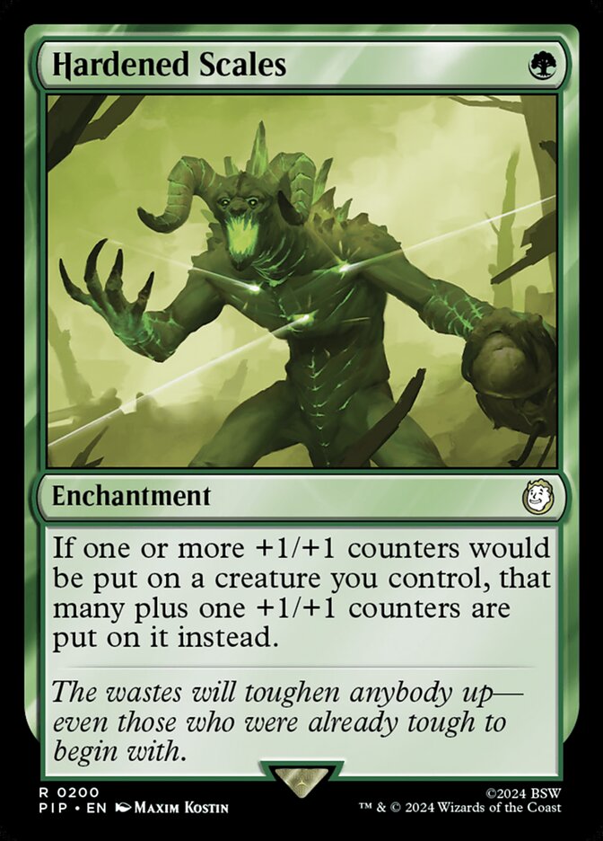 Hardened Scales 200/326 (Universes Beyond: Fallout)  | Good Games Cannington