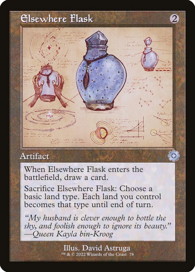 Elsewhere Flask 78 (The Brothers' War: Retro Frame Artifacts)  - Foil | Good Games Cannington