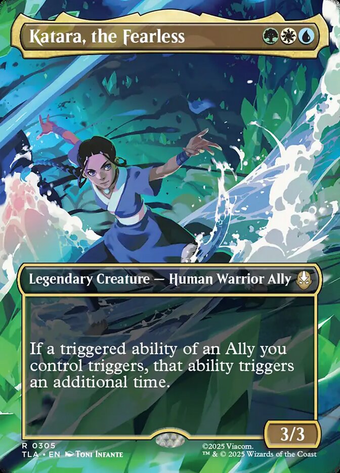 Katara, the Fearless  305/286 (Avatar: The Last Airbender)  - Borderless | Good Games Cannington
