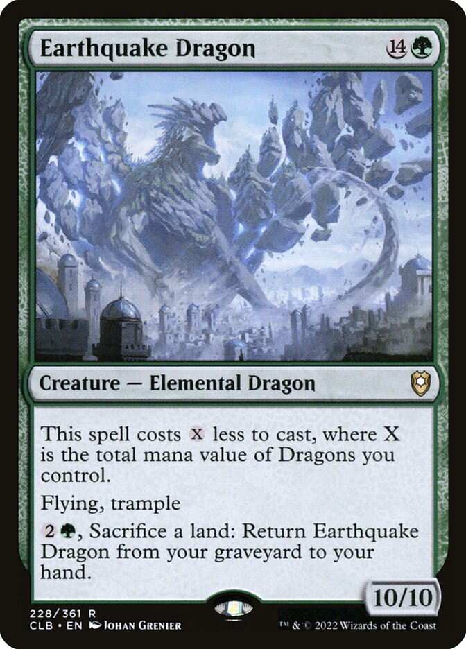 Earthquake Dragon 228 (Commander Legends: Battle for Baldur's Gate)  | Good Games Cannington