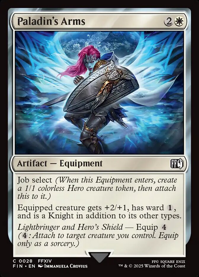 Paladin's Arms 28/309 (FINAL FANTASY)  - Foil | Good Games Cannington