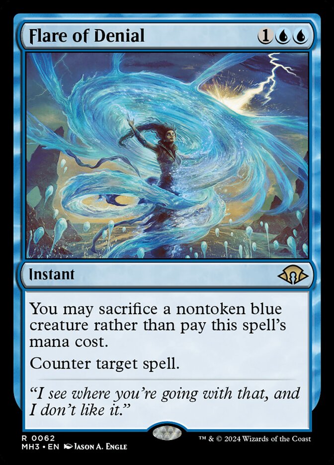 Flare of Denial 62/319 (Modern Horizons 3)  - Foil | Good Games Cannington