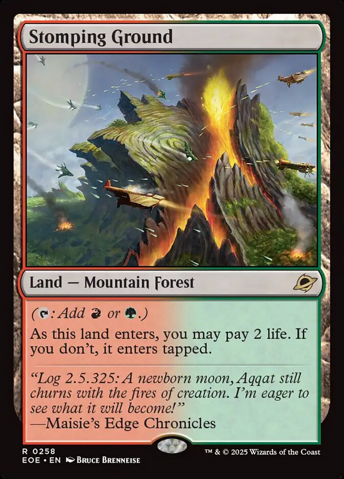 Stomping Ground 258 (Edge of Eternities)  - Foil | Good Games Cannington