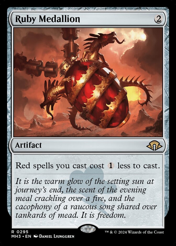 Ruby Medallion 295 (Modern Horizons 3)  - Foil | Good Games Cannington