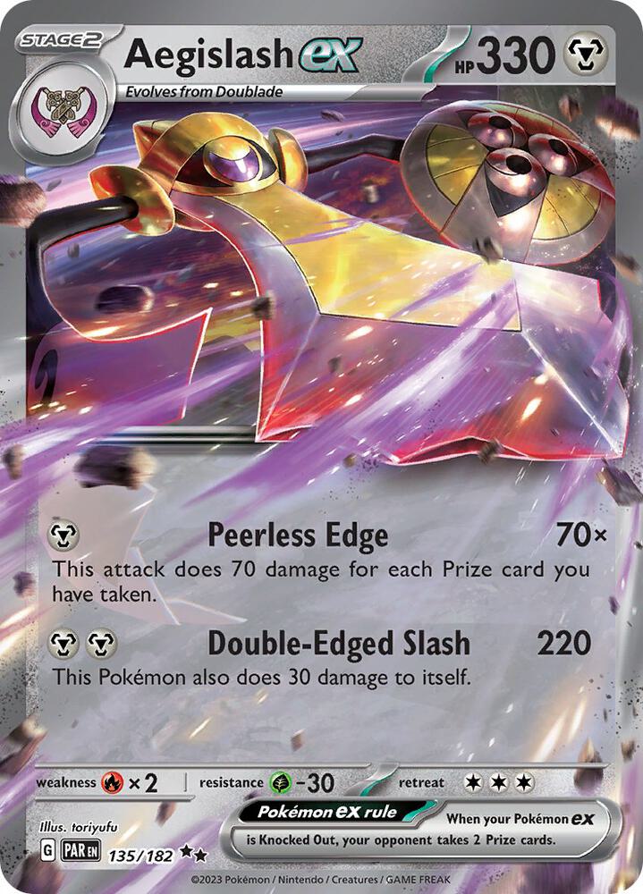 Aegislash ex (SV04: Paradox Rift)  - Holofoil | Good Games Cannington