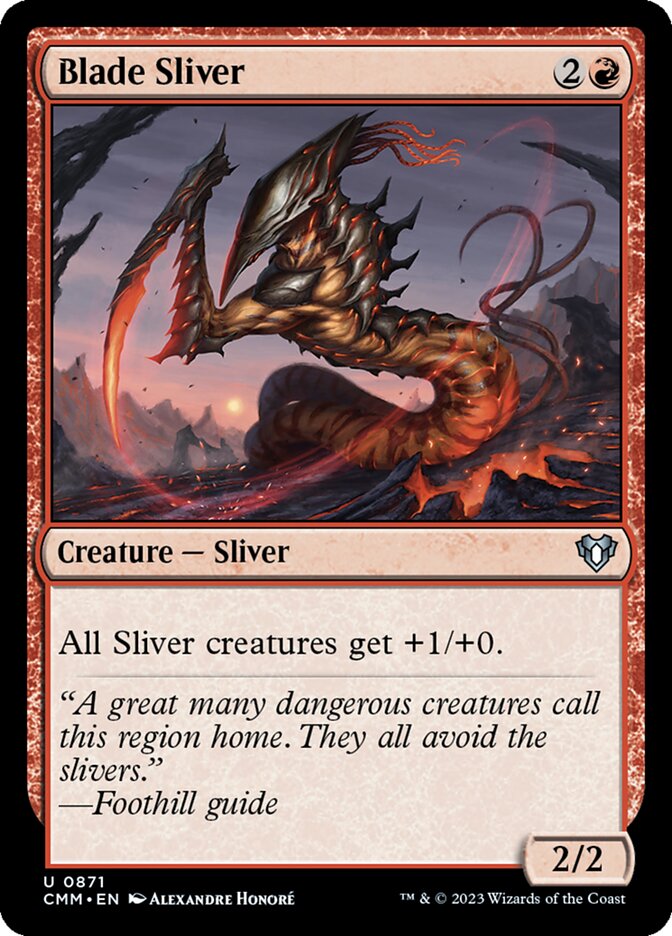 Blade Sliver 871/451 (Commander Masters)  | Good Games Cannington